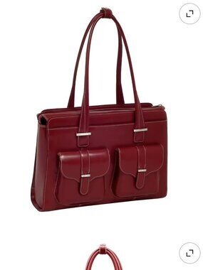 McKlein, W Series, ALEXIS, Top Grain Cowhide Leather, 14" Leather Ladies' Laptop